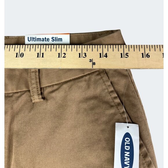 Old Navy Mens Ultimate Slim Built-In Flex Khaki Pants 29x30 Cotton Blend - Picture 9 of 13